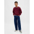 LS COTTON CREW RED DELICIOUS