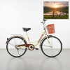 Bicicleta de paseo para dama rodado 26 Beige
