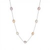 Cadena Rolo - Perlas de Rio- Plata 925 -CD5114 conpiedra