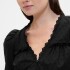 V-SS VNK RUFFLE LACE TOP BLACK 22