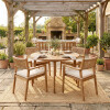 Mesa de Patio Madera de Teca - Caraíva 120cm Mesa de Patio Madera de Teca - Caraíva 120cm