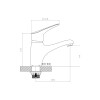 Monocomando lavatorio Balder Fimeta Monocomando Lavatorio Balder Fimeta