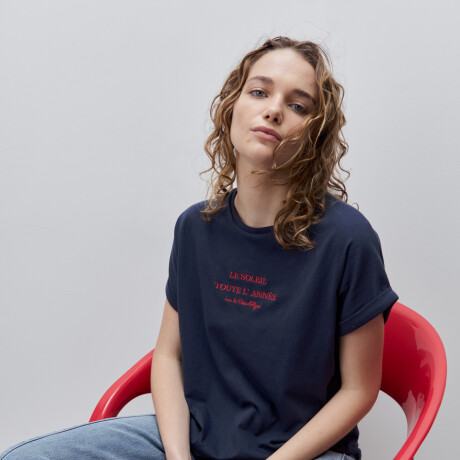 REMERA PONT Azul Marino