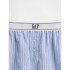 FLANNEL BOXER SHORT FS BLUE PINSTRIPE