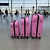Set de 3 Valijas de Mano Rígidas Rosa