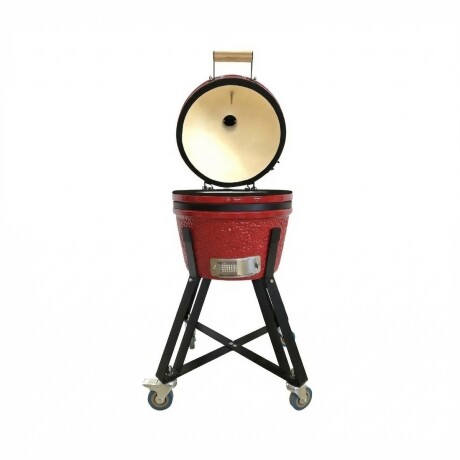 PARRILLA A CARBON KAMADO 16" FIRE KING ROJO PARRILLA A CARBON KAMADO 16" FIRE KING ROJO