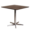 MESA COMEDOR CUADRADA - MADERA CLARA - PATA METAL MESA COMEDOR CUADRADA - MADERA CLARA - PATA METAL