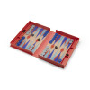 JUEGO DE MESA BACKGAMMON CLASSICS ROJO - UNICO