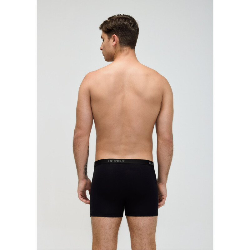 KIT COM 2 CUECAS BOXER PRETO ESCURO