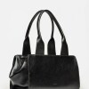 Bolso Mila en cuero liso Negro