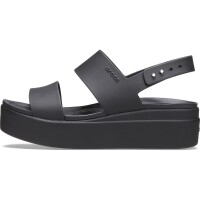 Sandalias Crocs Brooklyn Low Wedge Negro