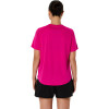 Polo Running Asics Silver SS Top Mujer Pink Rave
