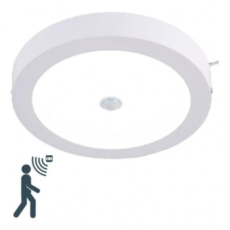 PANEL LED REDONDO ADOSAR CALIDO 18W - SENSOR DE MOVIMIENTO Panel Led Con Sensor de Movimiento 18W Calido