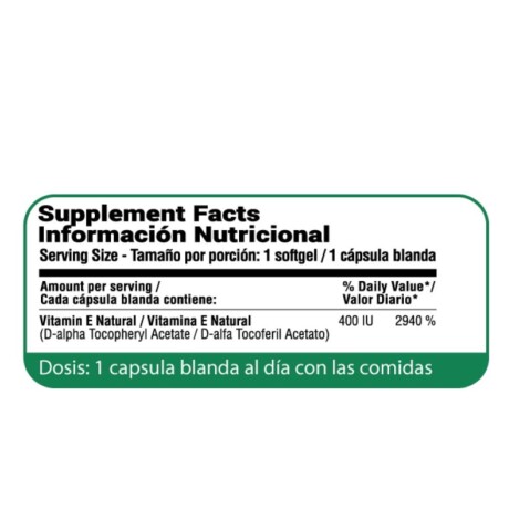 Vitamina E 400 Ui X 100caps Qualivits Vitamina E 400 Ui X 100caps Qualivits