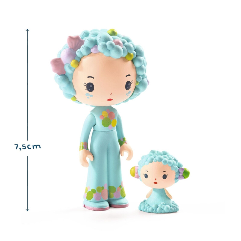 Muñeca Coleccionable Blue Tinyroom Tinyly Djeco Muñeca Coleccionable Blue Tinyroom Tinyly Djeco