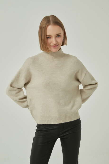 Sweater Crishell Cemento