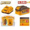 SET X1 BATERIA 20V 4.0AH + 1 CARGADOR INGCO FBCPK1012 SET X1 BATERIA 20V 4.0AH + 1 CARGADOR INGCO FBCPK1012
