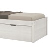 Cama 1 plaza 2 Cajones Beauty - Funcional Blanco