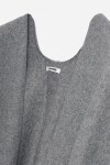 Poncho liso gris