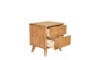 Mesa De Luz Madera Maciza Nordica 2 Cajones - Linea Dublin Mesa De Luz Madera Maciza Nordica 2 Cajones - Linea Dublin