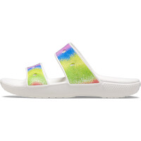 Sandalias Crocs Classic Spray Dye Blanco