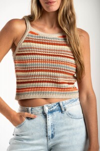 Top Tejido Rayado Multi