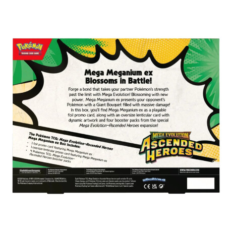 Pokemon - Mega Evolution - Ascended Heroes - Ex Box Case - Mega Meganium Pokemon - Mega Evolution - Ascended Heroes - Ex Box Case - Mega Meganium