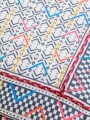 PUFF CUADRADO TEXTIL ETNICO CORAL CORAL