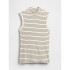 V-SL MOCKNECK TANK STRIPE BLACK CHINO STRIPE