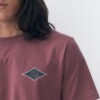 Remera Quiksilver Retro Diamond Rosa Viejo