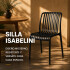 Silla Comedor ComboHome Vetro Isabelini X6 Negro 1