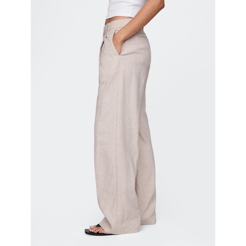 365 LR WIDE LEG - LINEN FLAX LINEN