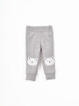 CONJUNTO OSO SET 3 PCS GRIS MELANGE M
