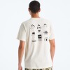 Remera de manga corta regular Mountain Mirage White Dune