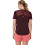 Top Running Road SS Top Mujer Dark Currant