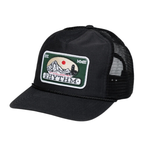 Gorro Cap Rhythm Horizon Trucker - Negro Gorro Cap Rhythm Horizon Trucker - Negro
