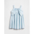 SL DNM BOW DRESS MEDIUM WASH