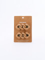 BROCHE SET X2 BEIGE