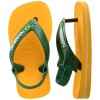Sandalias Havaianas Baby Brasil Logo Niños Amarillo Pop/amazonia