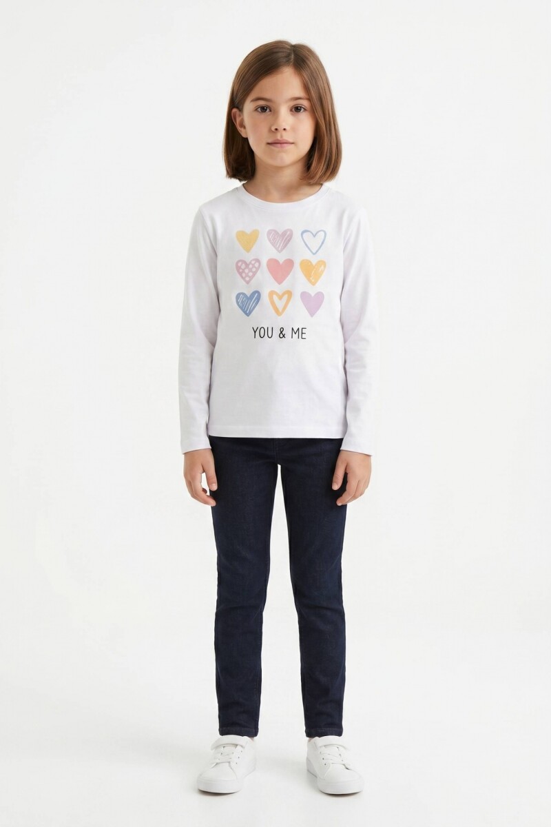 Camiseta manga larga BLANCO