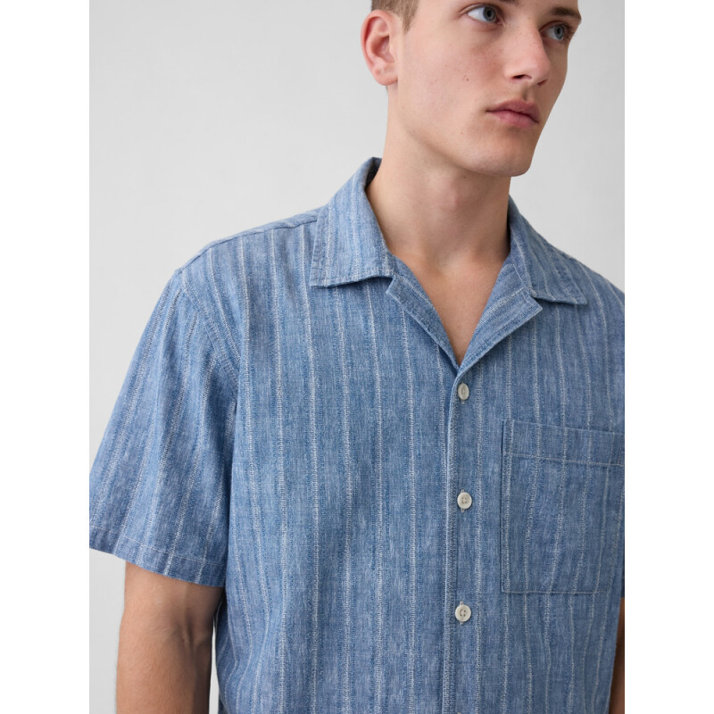 SS DENIM DOBBY INDIGO MARL