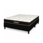 SOMMIER - DORADO 2 PLAZAS 100% ESPUMA CON BOX