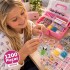 Set para hacer Llaveros Stickers Valija con 1200 Piezas Para Niñas Niños Infantil IMBACK Rosa Set para hacer Llaveros Stickers Valija con 1200 Piezas Para Niñas Niños Infantil IMBACK Rosa