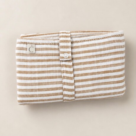 Cambiador Travel Mat Stripes Camel