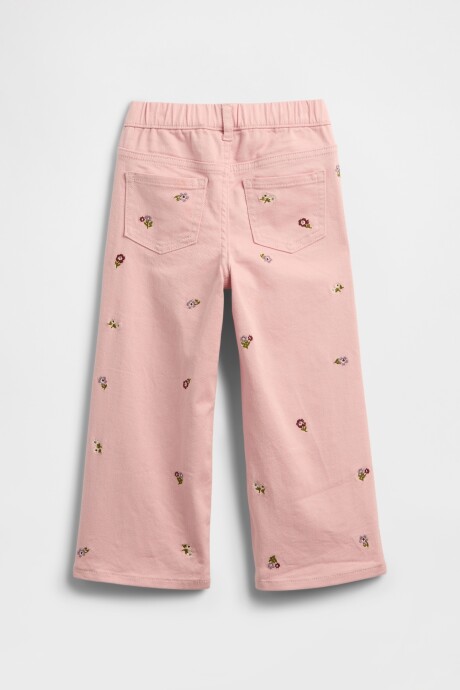 Jean Wide Leg Toddler Niña Pure Pink