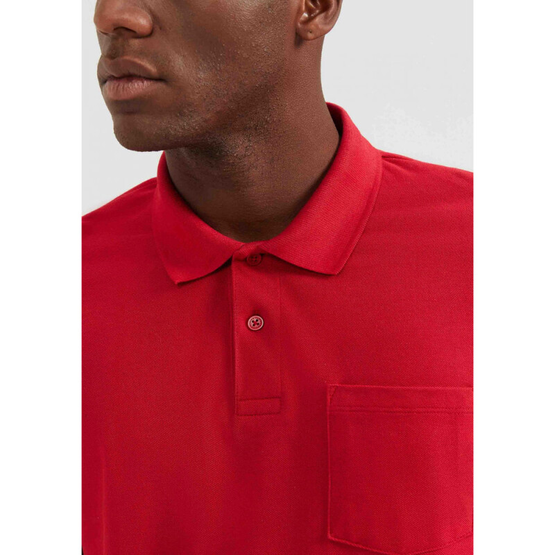 CAMISA POLO MM MASC ROJO OSCURO