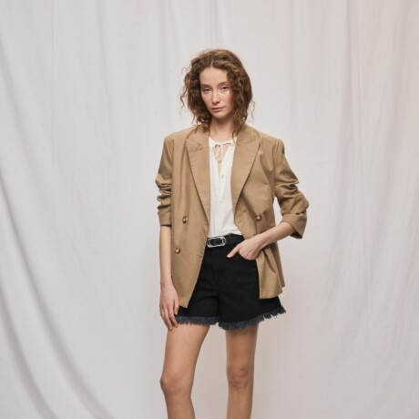 BLAZER VECTOR CAFÉ Café