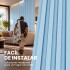 Pack x10 Wpc Simil Madera Wall Panel Lambrin 2.90x16.7 Celeste 1