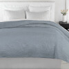 Colcha H&K - Portugal Queen - 240x260cm Azul Piedra