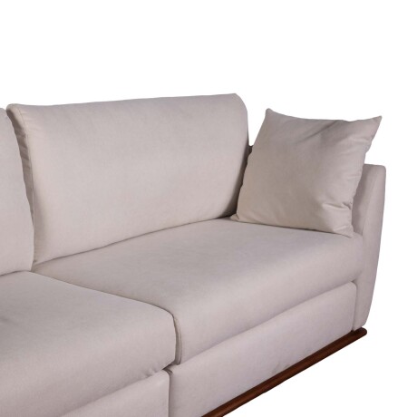 SOFÁ 4 CUERPOS TELA NATURAL-BEIGE MILANO NATURAL